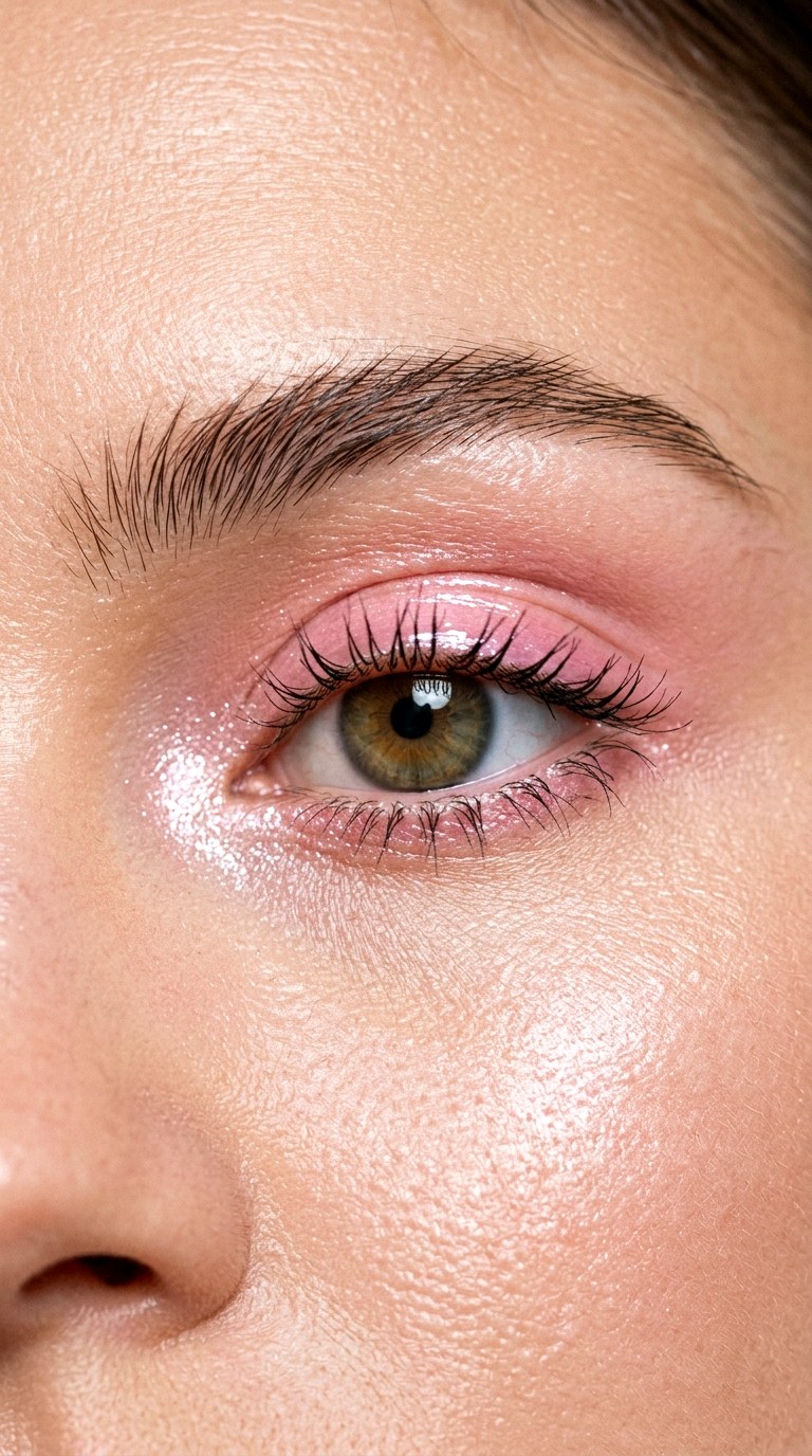 Strawberry Milk Inner Corner Highlight - 23 Strawberry Milk Pink Eye Makeup Trend Ideas for 2026