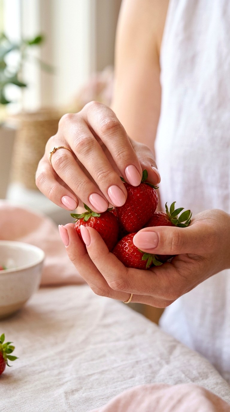 Strawberry Milk Nails - 27 Viral Spring Nail Trends Everyone Is Obsessed With