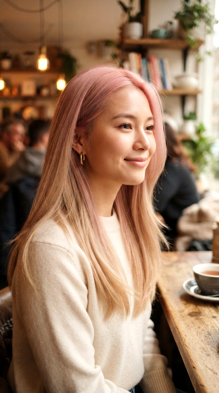 Strawberry Milk Tea - 24 hair dye inspo