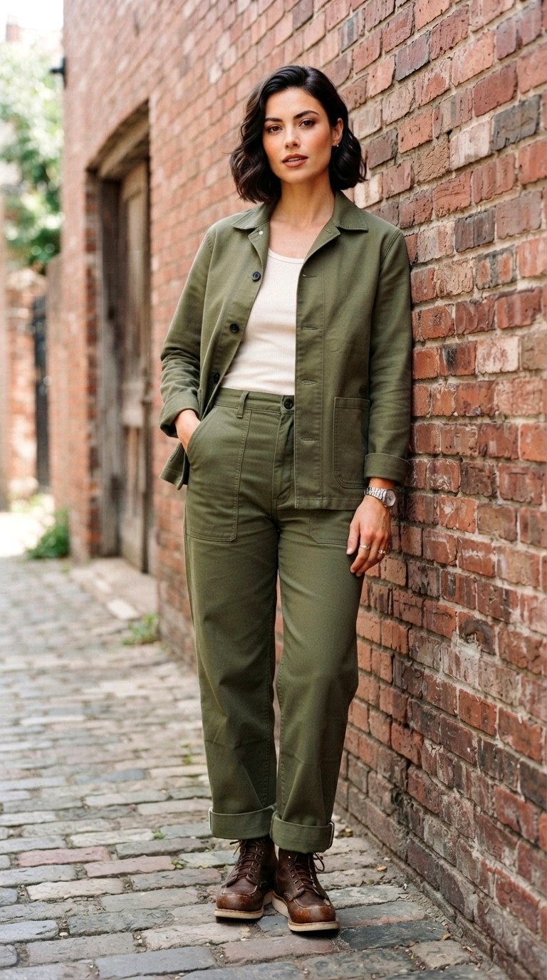 Structured Cotton Canvas - 21 baggy suit