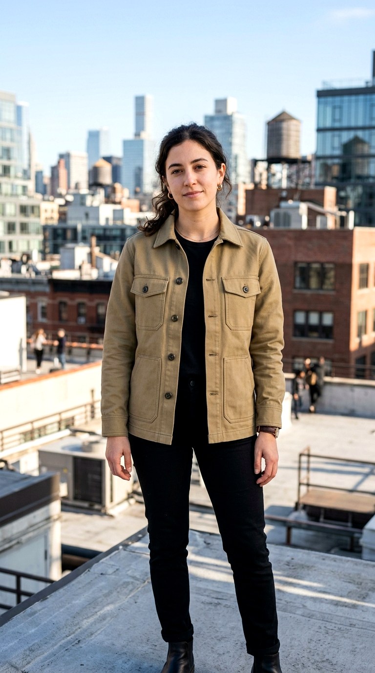 Structured Shirt Jacket - 20 casual business attire for women