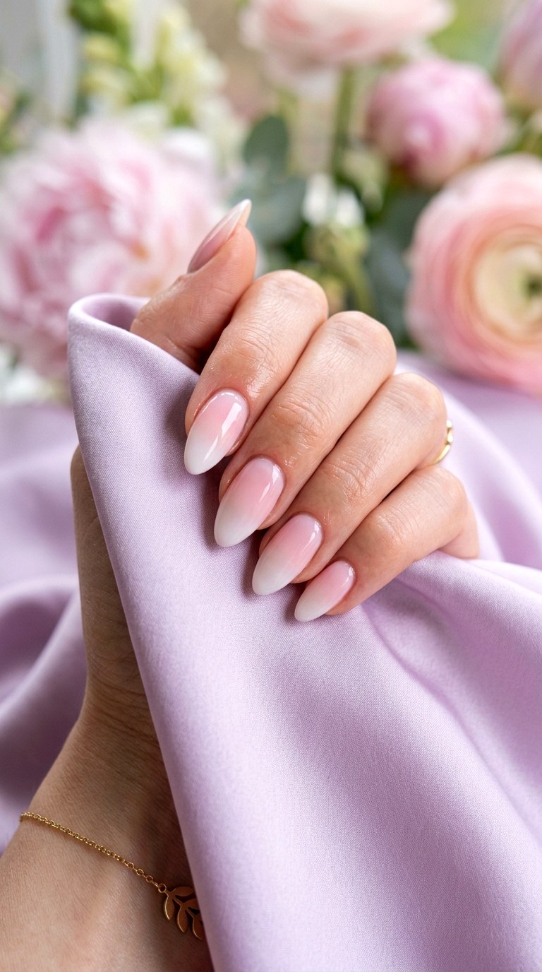 Subtle Ombre Nails - 25 Minimalist Spring Nails That Look Elegant and Trendy
