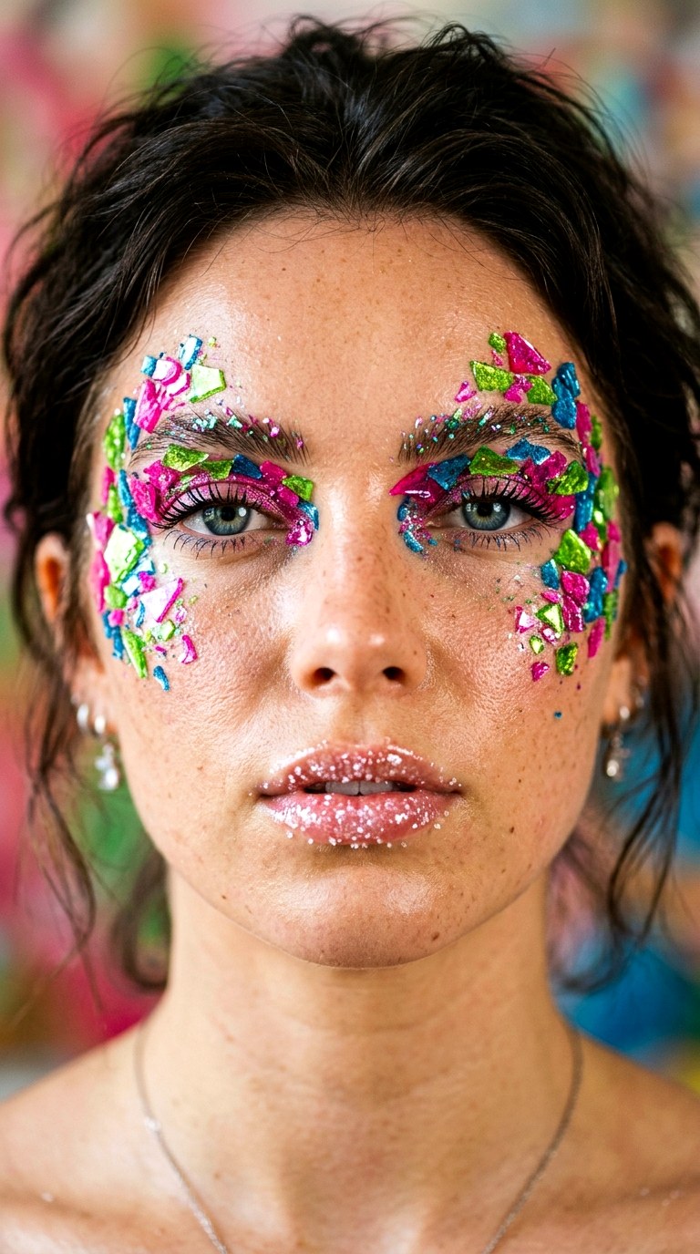 Sugar Rush Makeup Look - 24 colorful makeup