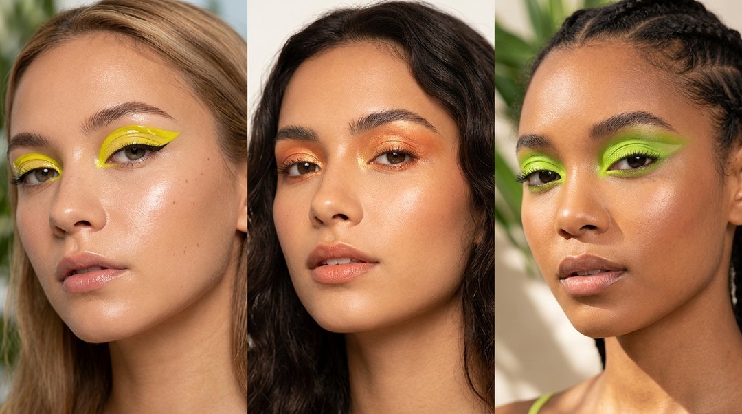 Summer Citrus Pop Eyes Collage