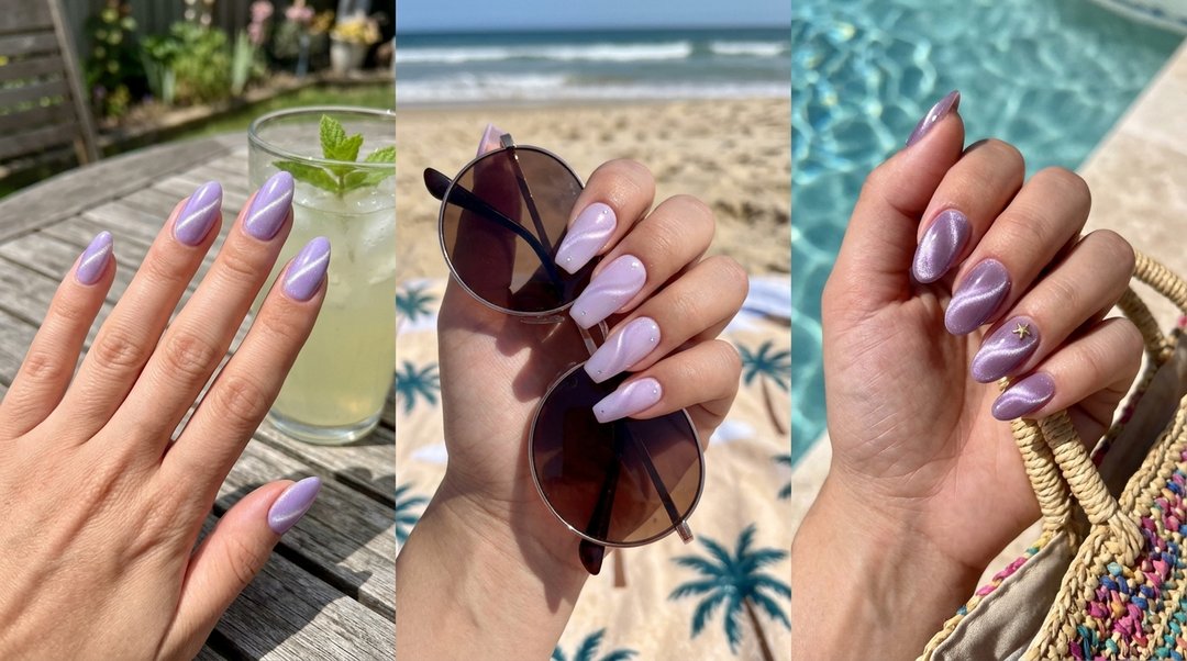 Summer Light Purple Cat Eye