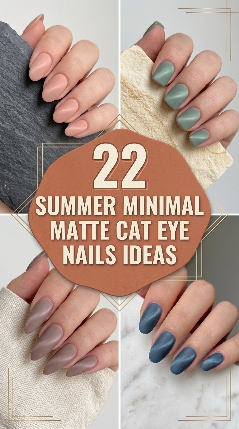 Summer Minimal Matte Cat Eye