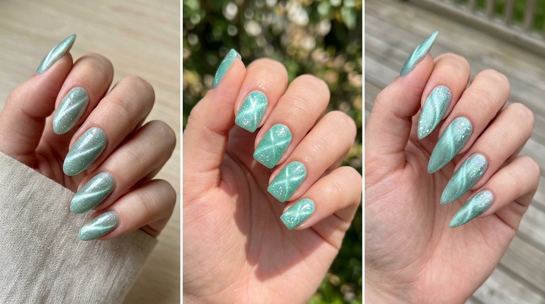 Summer Mint Green Cat Eye