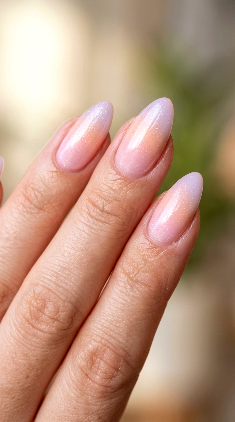 Sunrise Shell French Fade - 29 Beach Summer Acrylic Nails