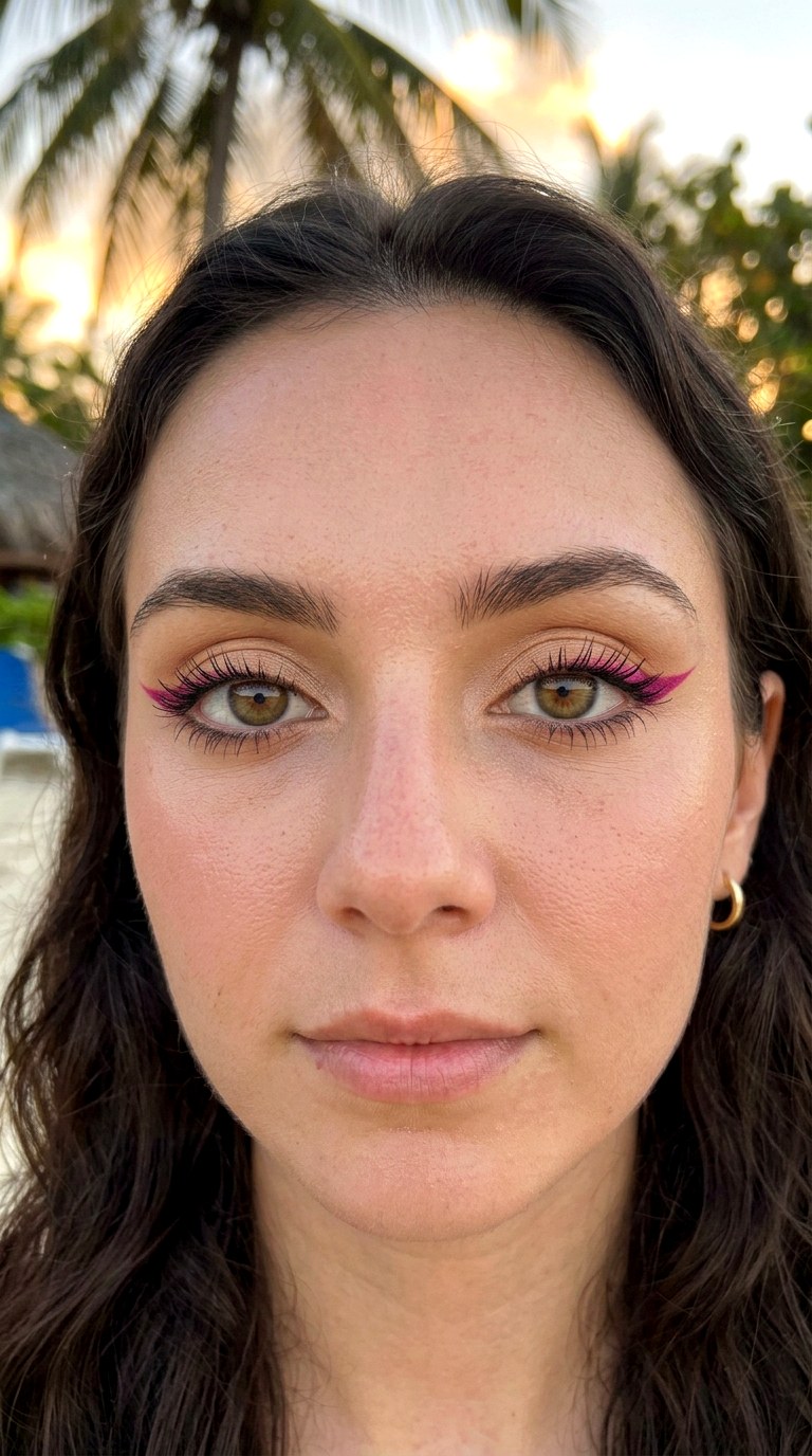 Sunset Gradient Ombre Wing makeup eyeliner - 27 makeup eyeliner