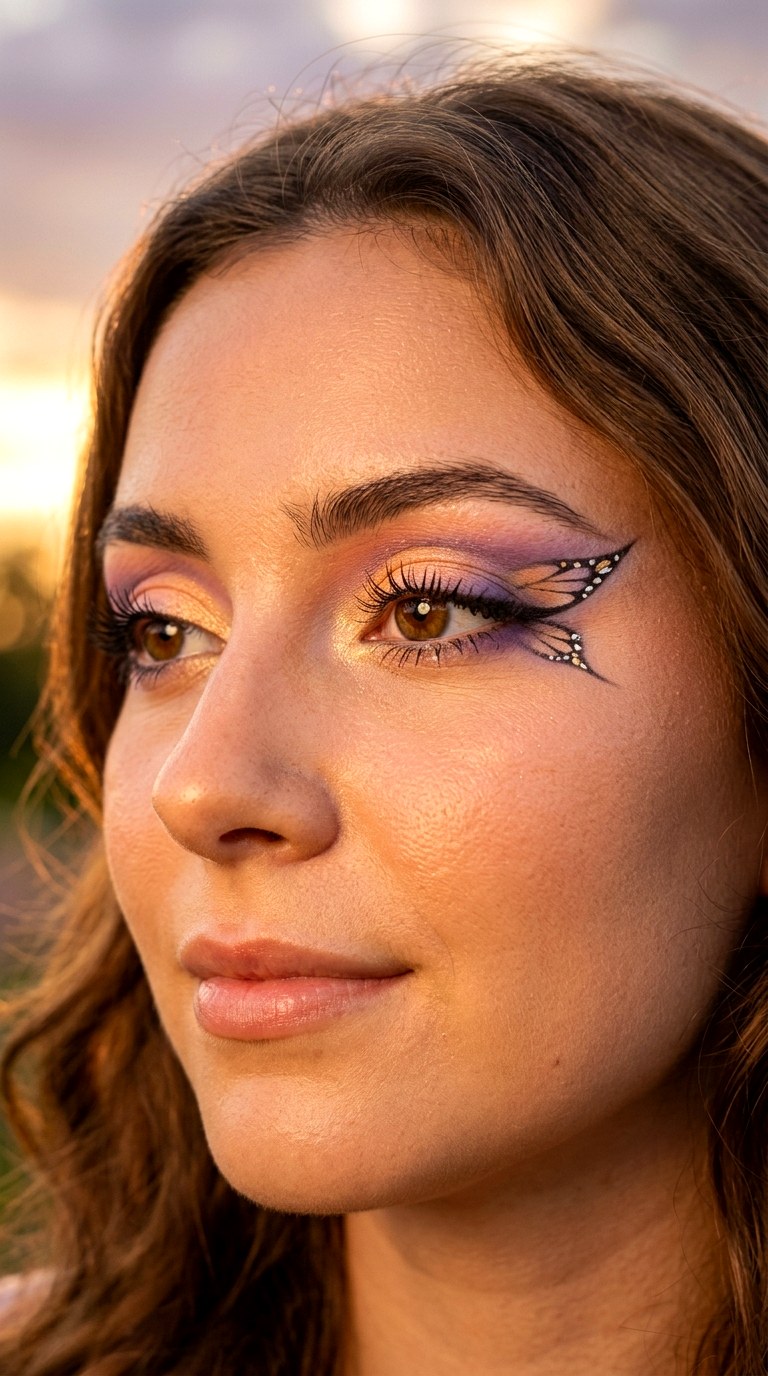 Sunset Pastel Butterfly Blend - 27 Butterfly Pastel Eye Makeup