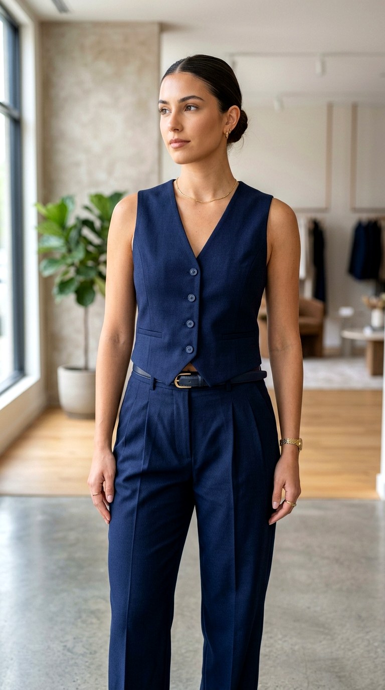 Tailored Vest and Trousers - 23 corporate outfits
