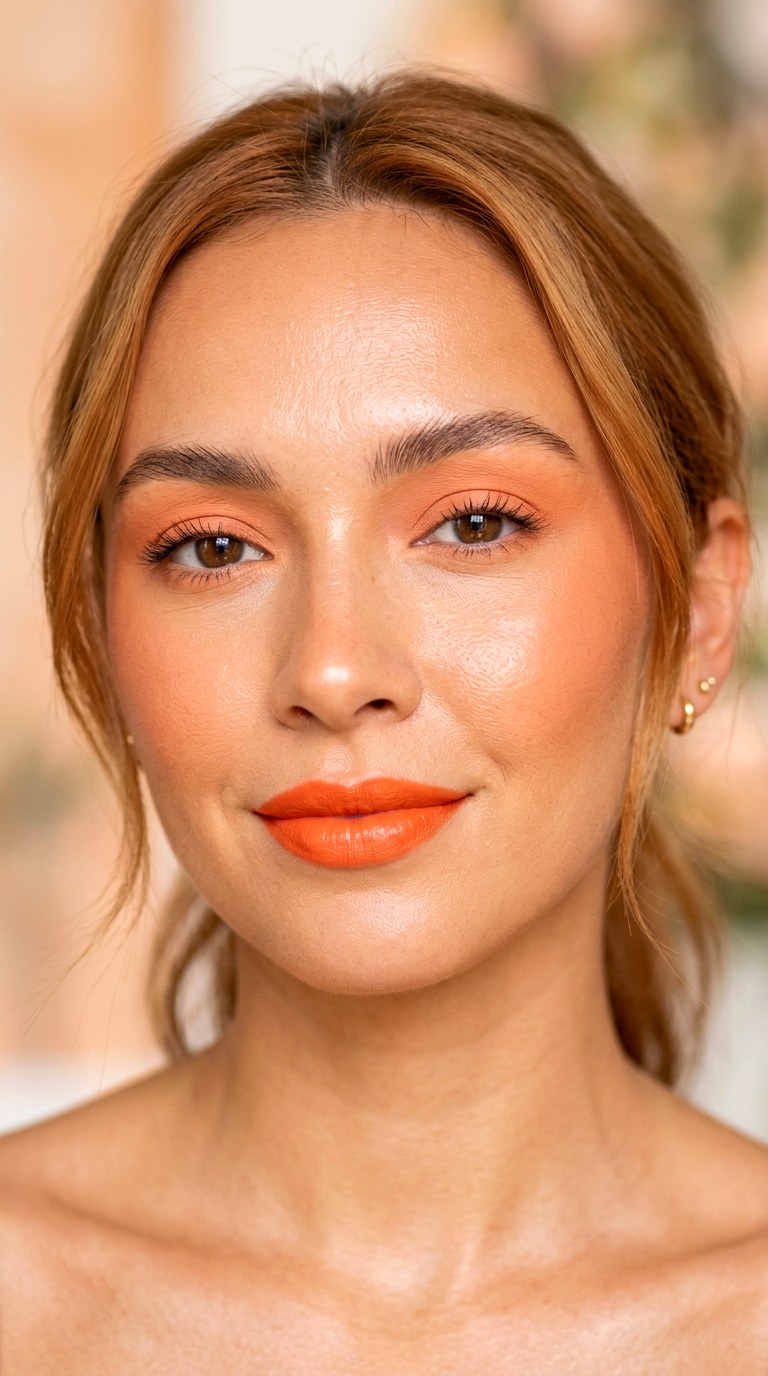 Tangerine Dream Monochrome Moment - 21 colorful makeup looks