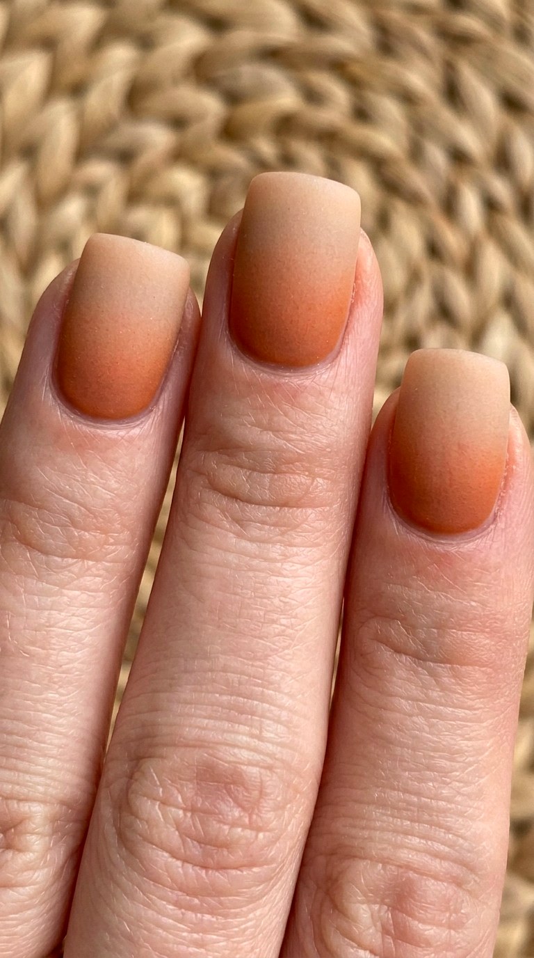 Terracotta Earth Tone Spring Fade - 25 Sunset Spring Ombre Nails