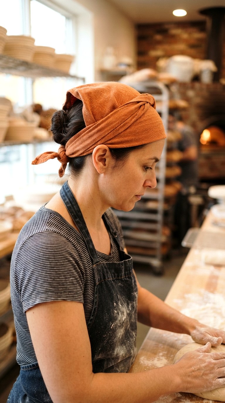 The Bakers Wrap - 25 silk bandana hairstyles