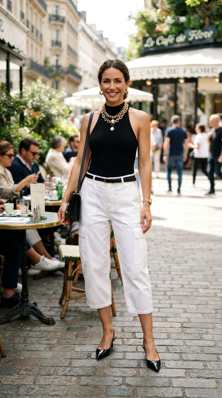 The Bodysuit Second Skin Base With Cargo Capri - 27 cargo capris outfit