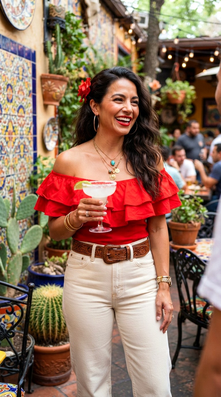 The Cantina Off Shoulder Look - 26 western outfits women