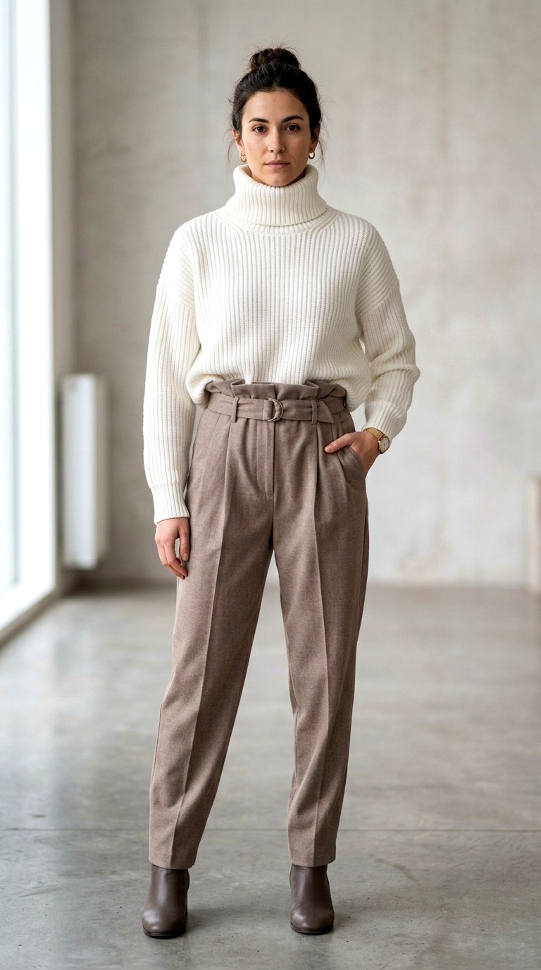 The Chunky Rib Turtleneck - 28 office attire women