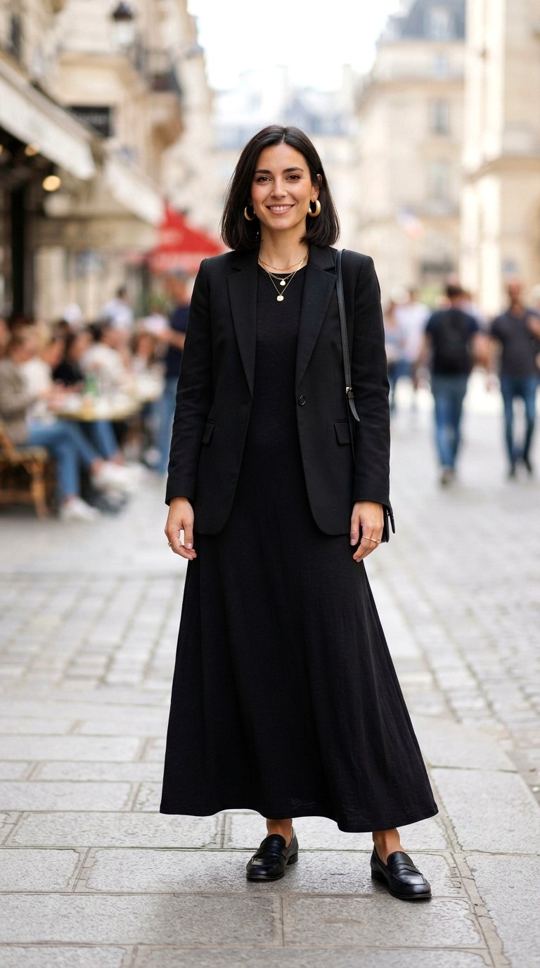 The Classic Black Everyday Maxi - 27 maxi dresses casual