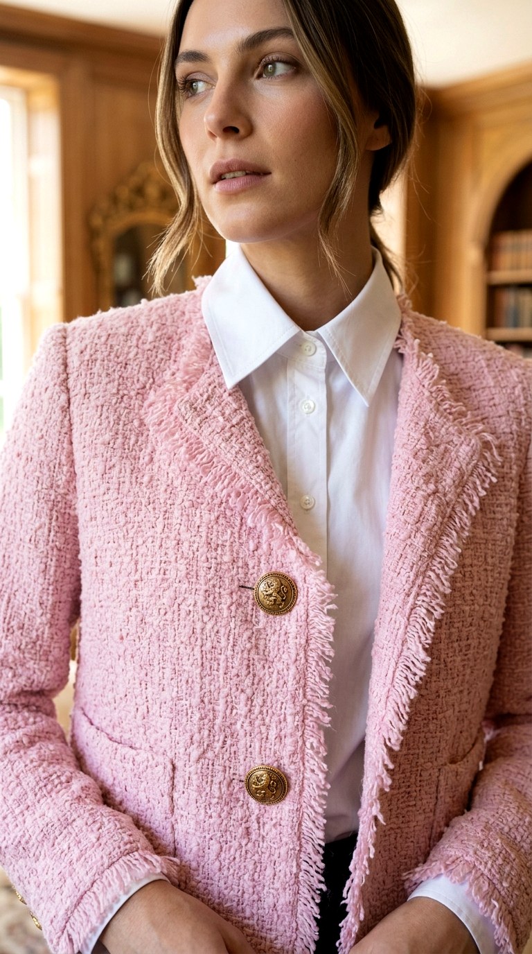 The Cropped Tweed Jacket Combo - 24 business professional outfits for women