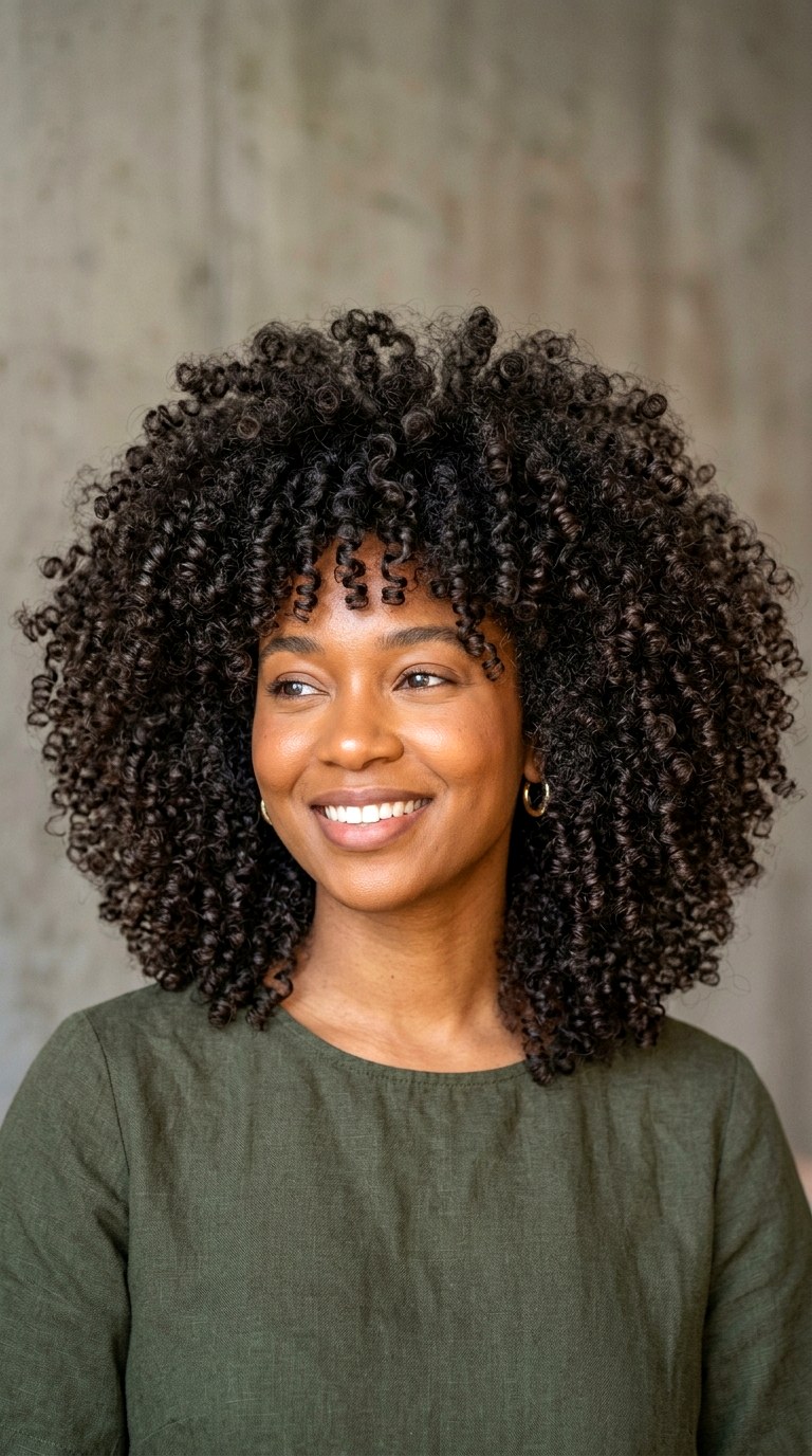 The Curl Defining Diffused Blowout - 21 mid length hair blowout