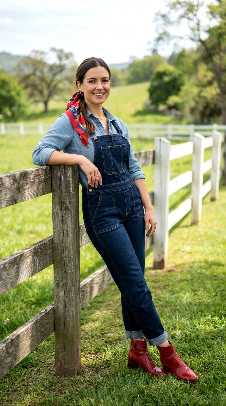 The Double Denim Frontier - 26 western outfits women