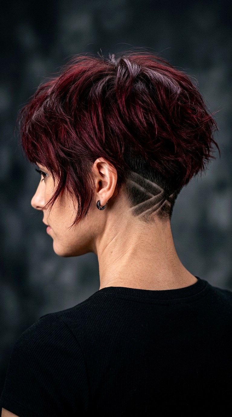 The Edgy Undercut Surprise - 23 Wolf Cut Short Hair