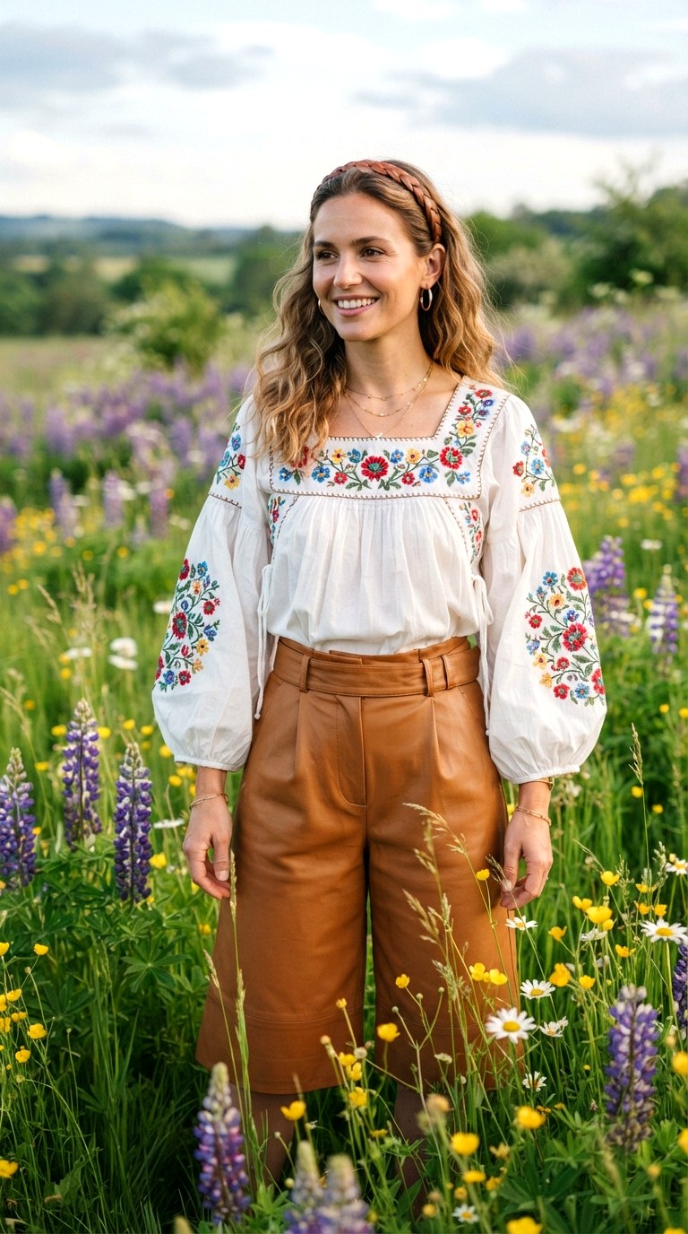 The Embroidered Angel Blouse - 26 western outfits women