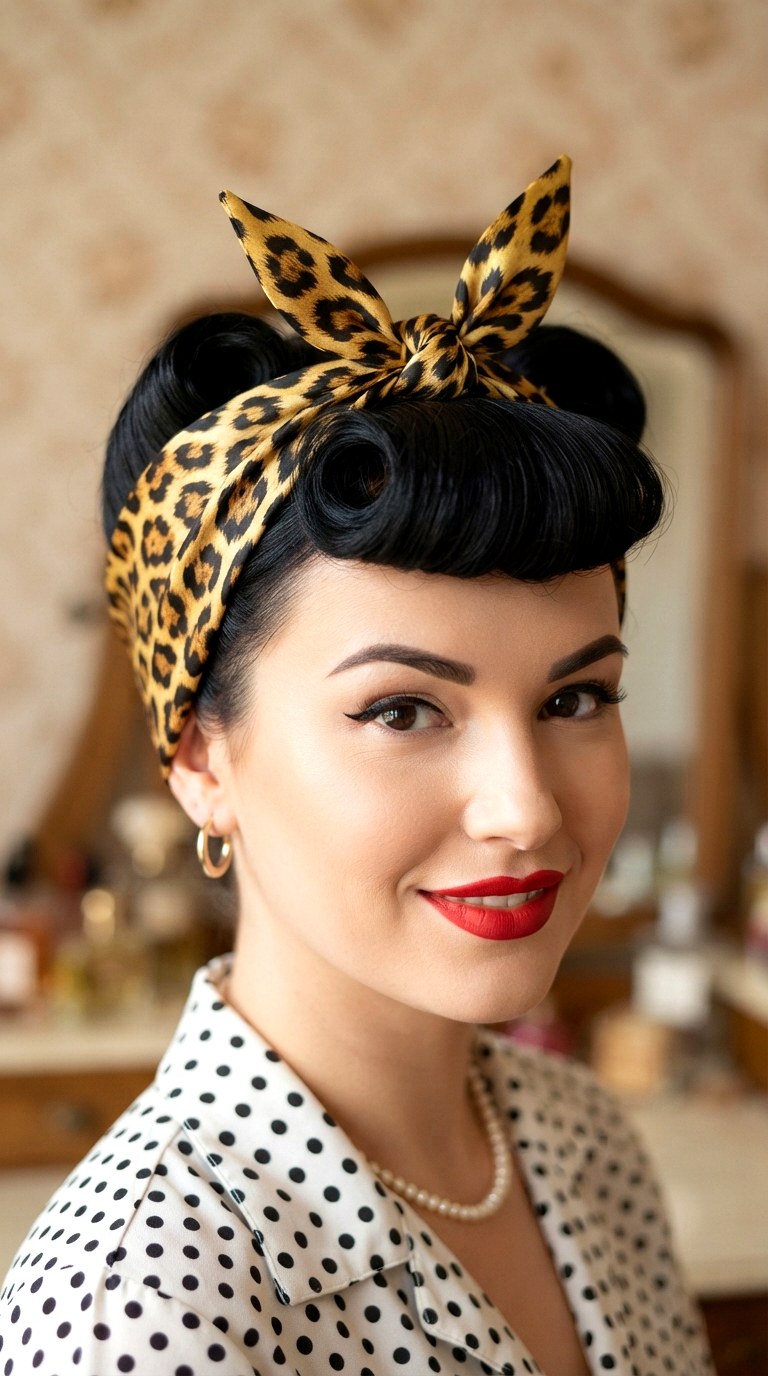 The Front Knot - 25 silk bandana hairstyles