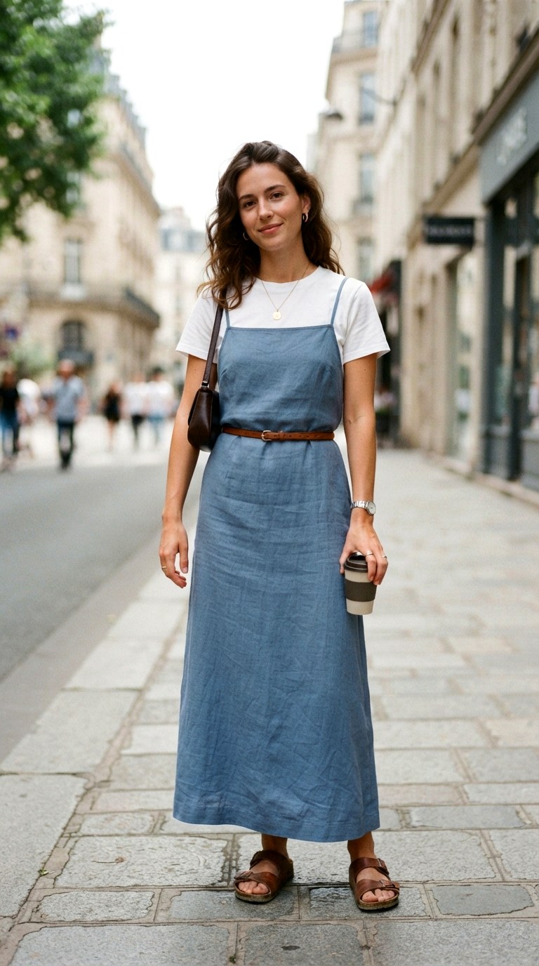 The Linen Blend Maxi Slip - 27 maxi dresses casual