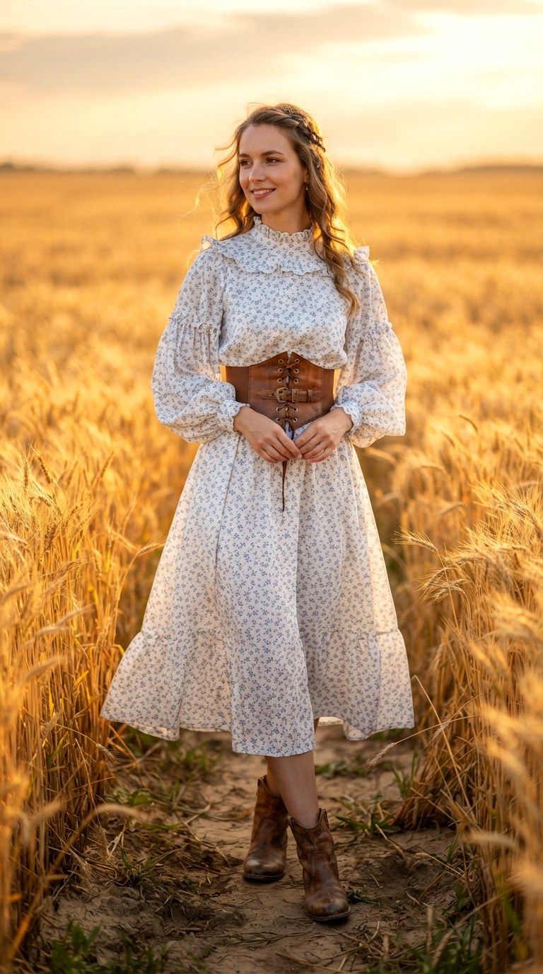 The Modern Prairie Dress - 26 western outfits women