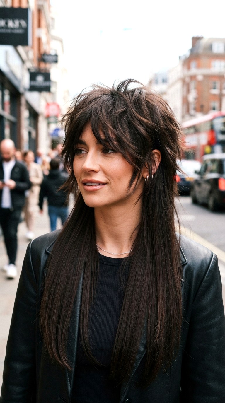 The Retro s Shag Revival - 24 long brunette hair with layers