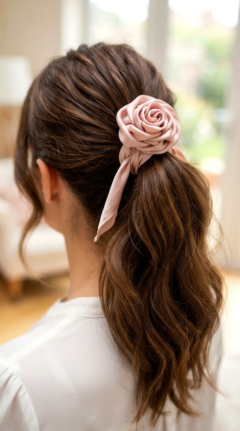 The Rosette Detail - 25 silk bandana hairstyles