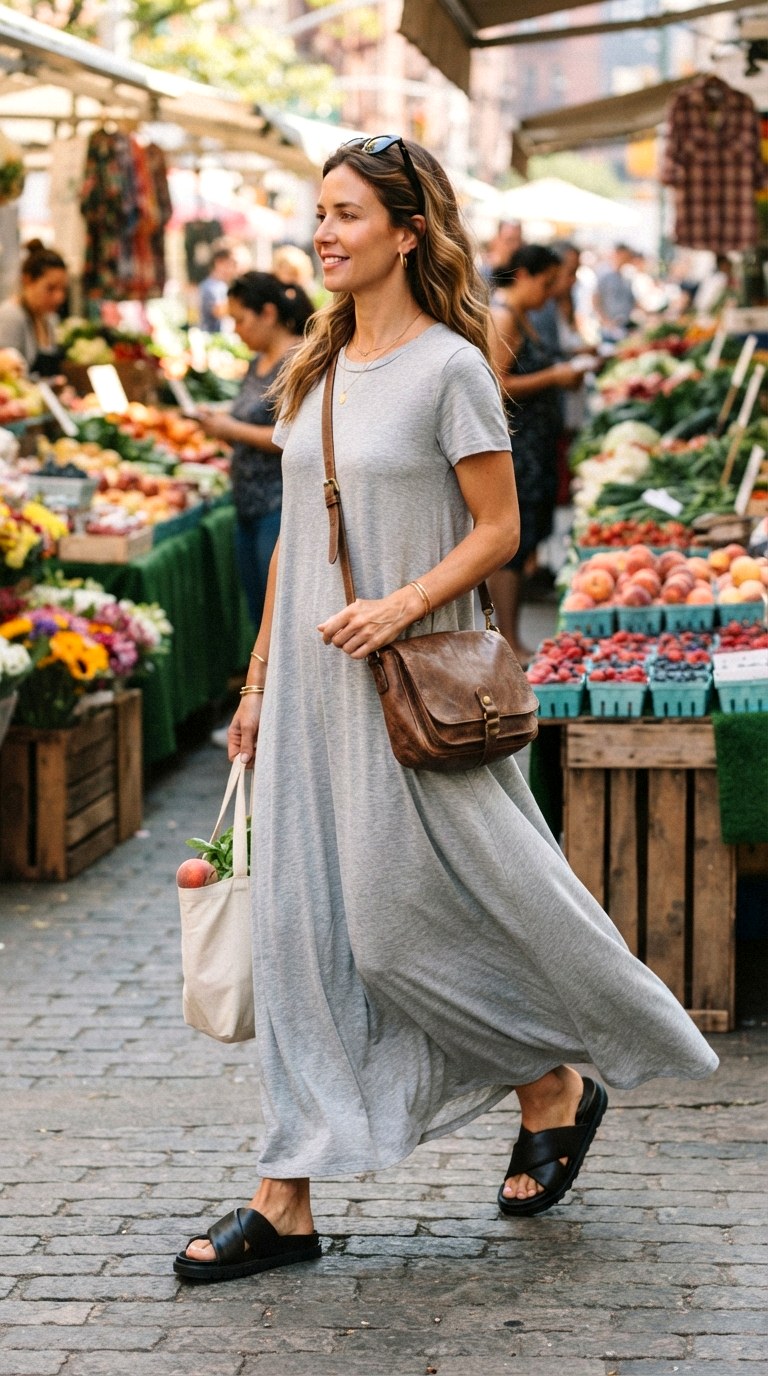 The Soft Jersey Day Dress - 21 maxi casual