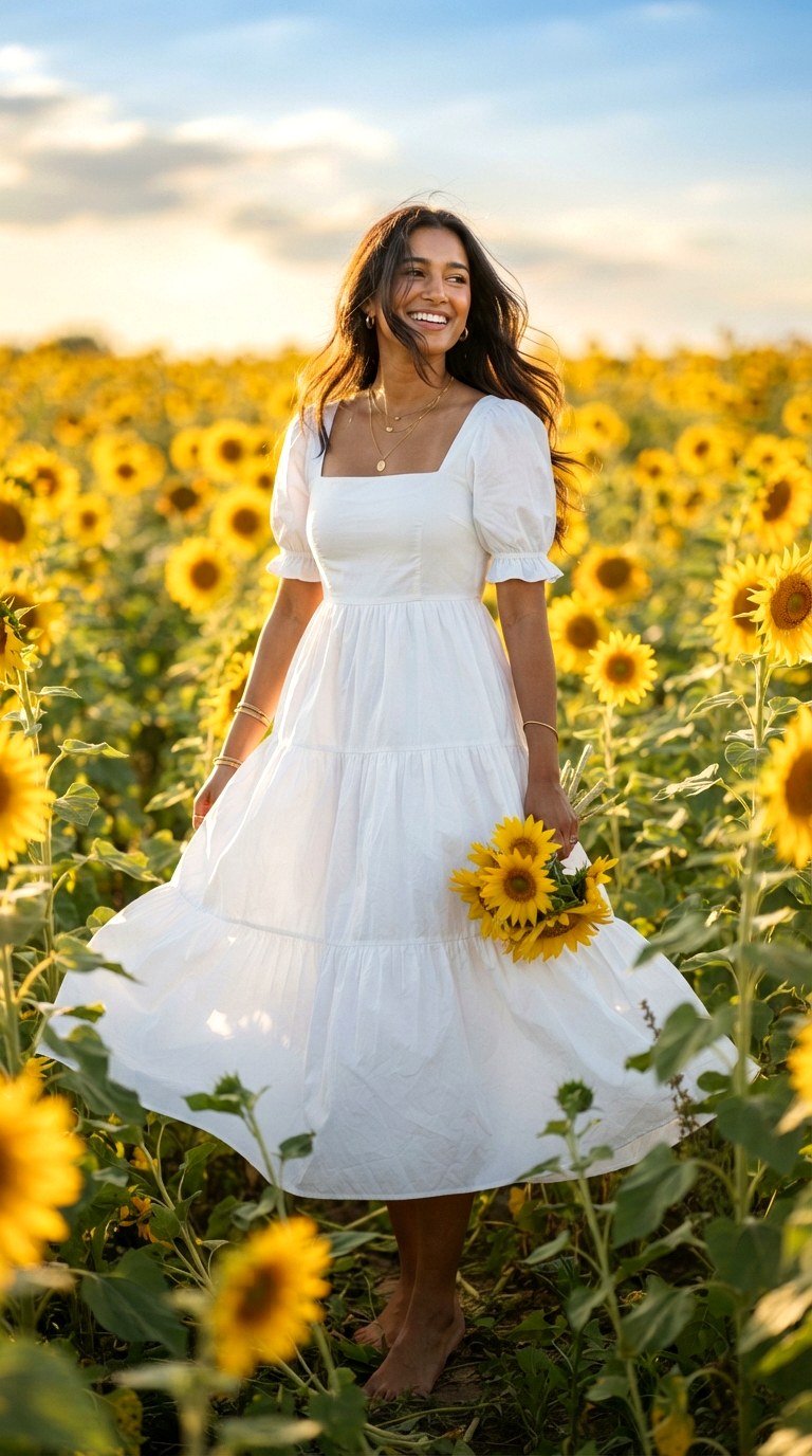 The Tiered Poplin Picnic Dress - 22 maxi summer dresses