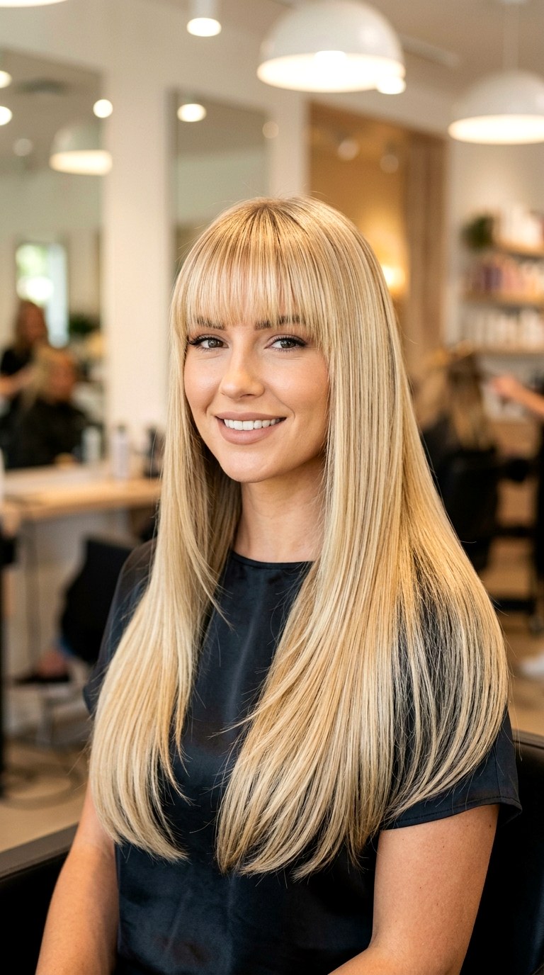 The Timeless Appeal of Layered Blonde Length - 27 long blonde hair with layers and bangs