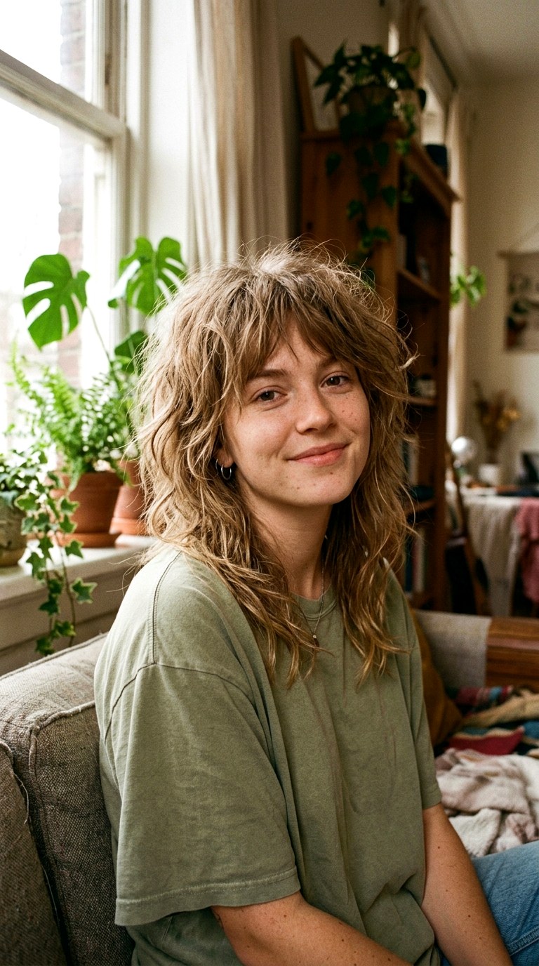 The Tousled Lazy Girl Shag - 23 Wolf Cut Short Hair