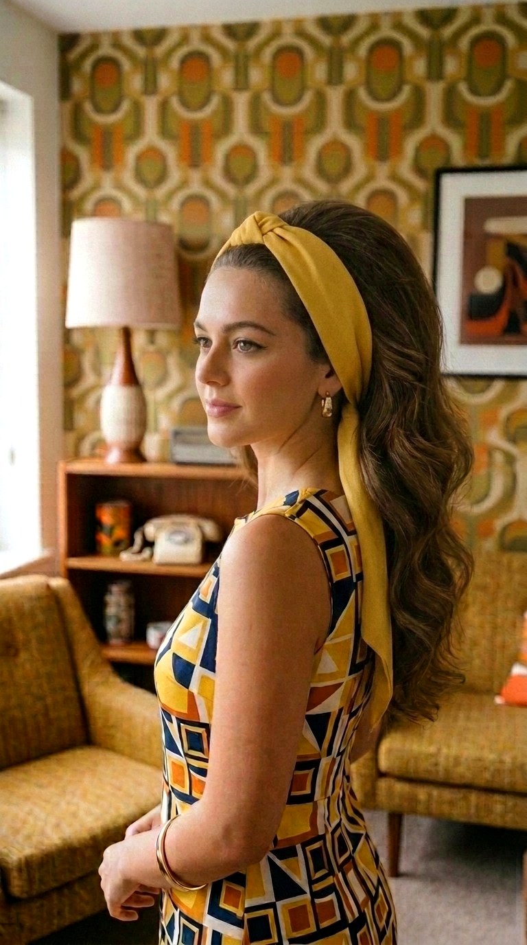 The Twisted Headband Lift - 21 bandana in hair