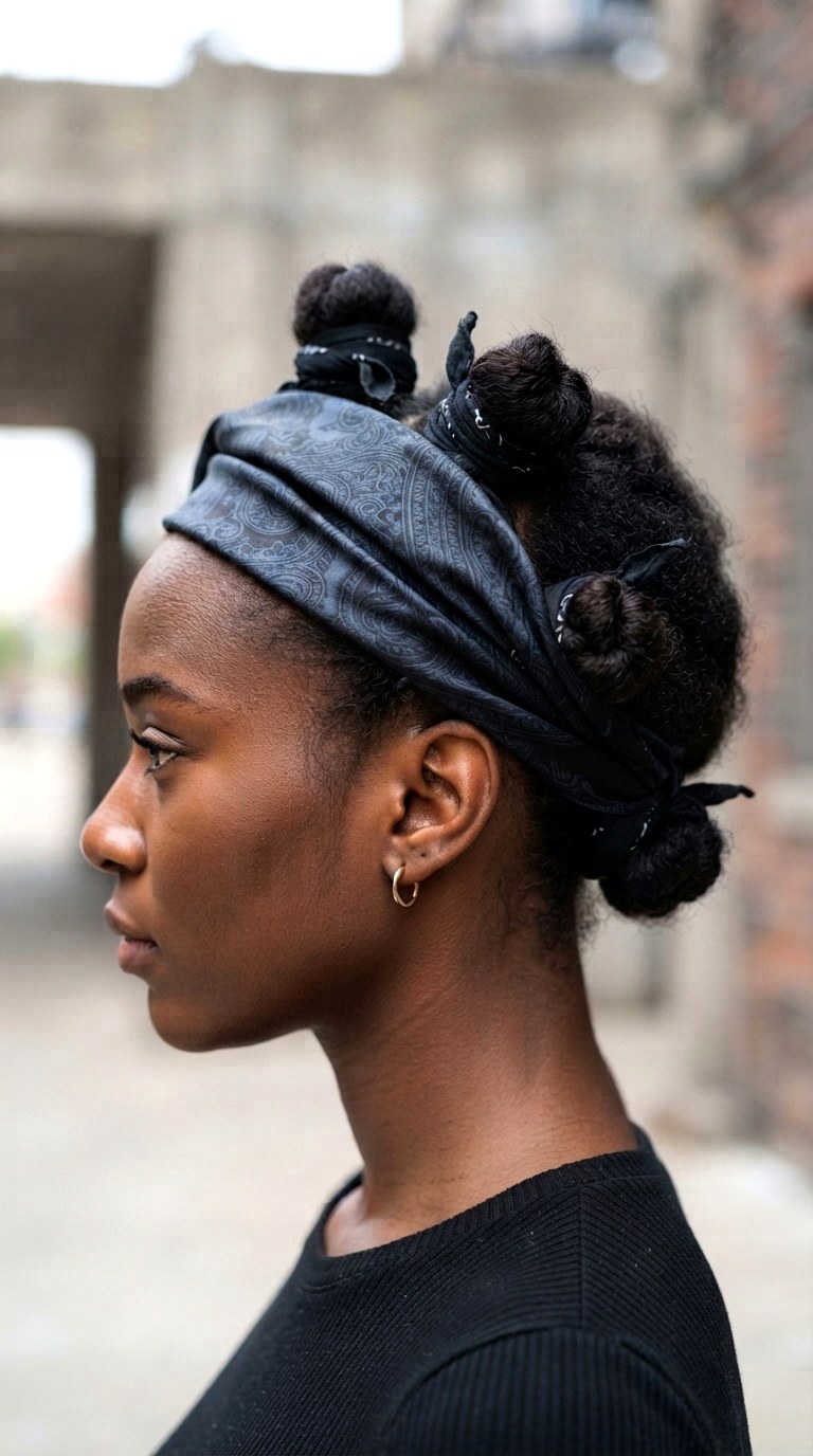 The Urban Edge - 25 silk bandana hairstyles
