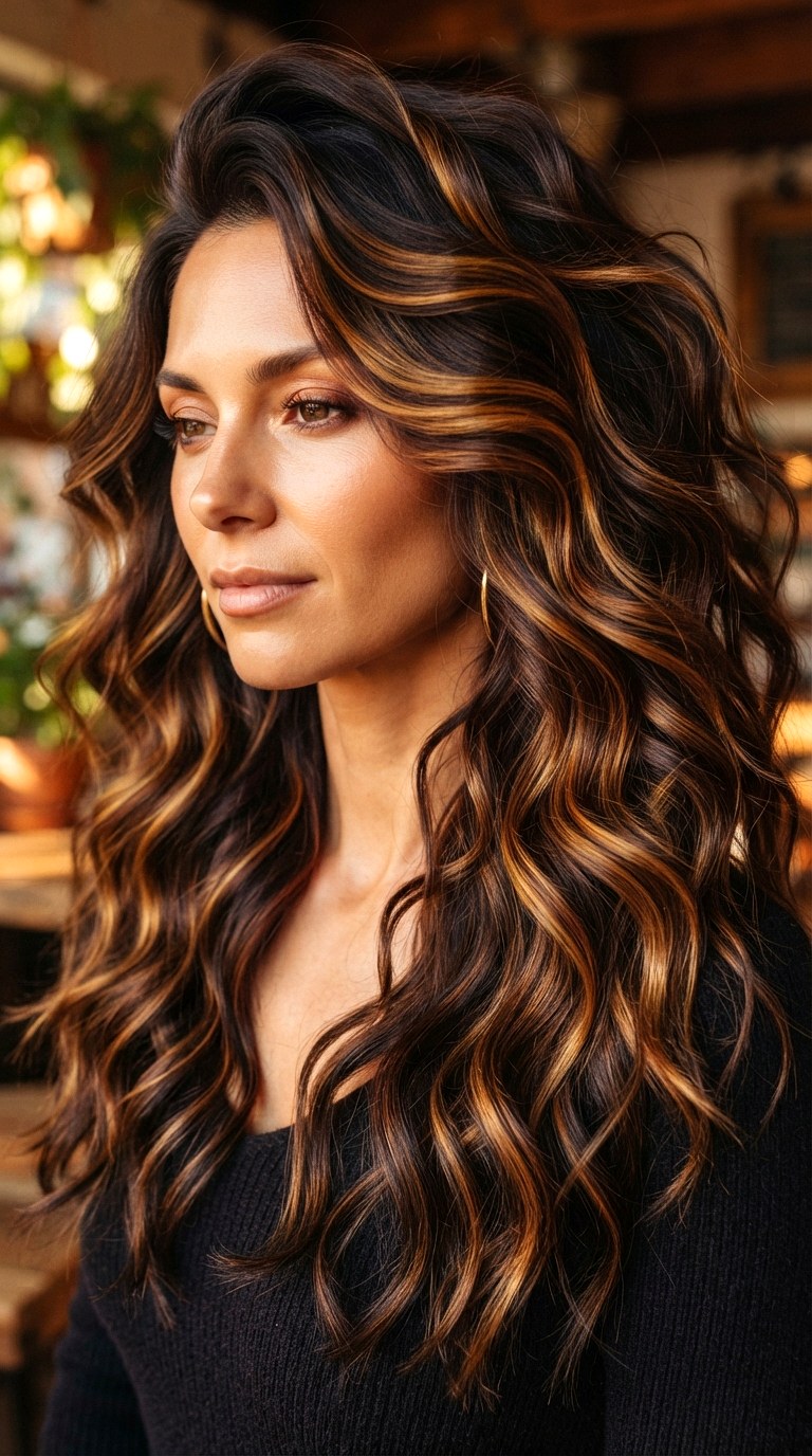 Tigers Eye Stone Strie - 26 subtle dimensional brunette