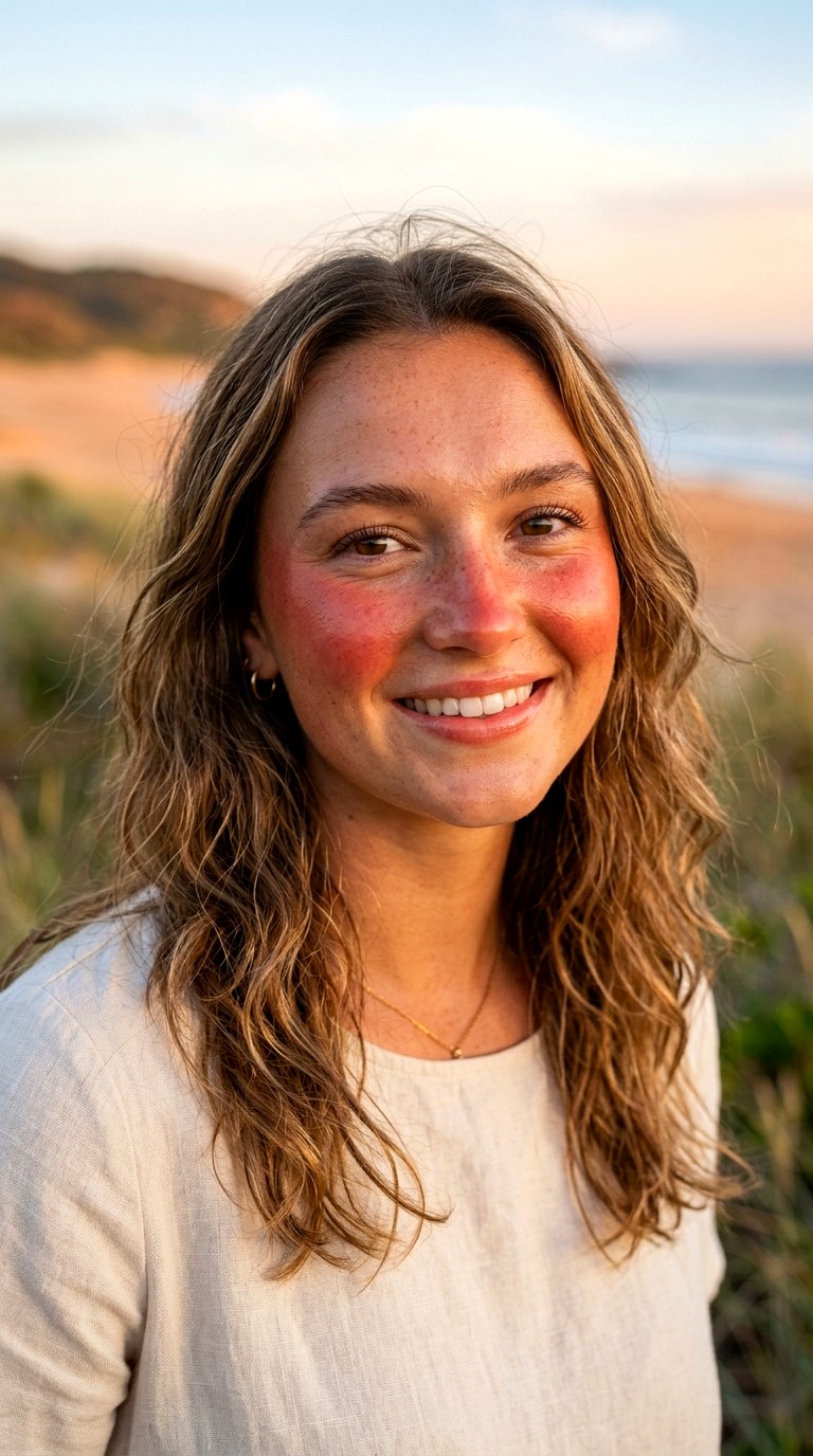 Tomato Girl Sunset Flush - 30 creative makeup looks