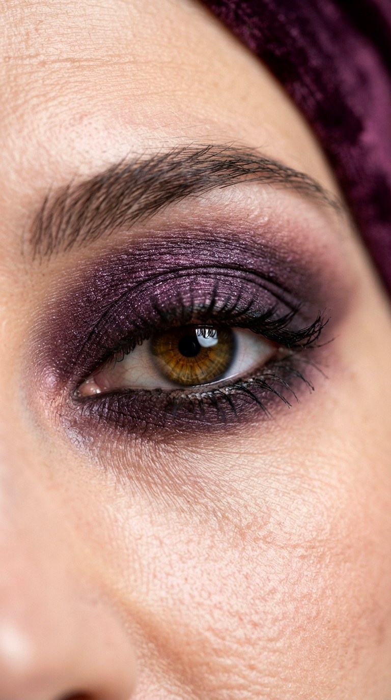 Tonal Plum Smudge - 24 makeup eyes