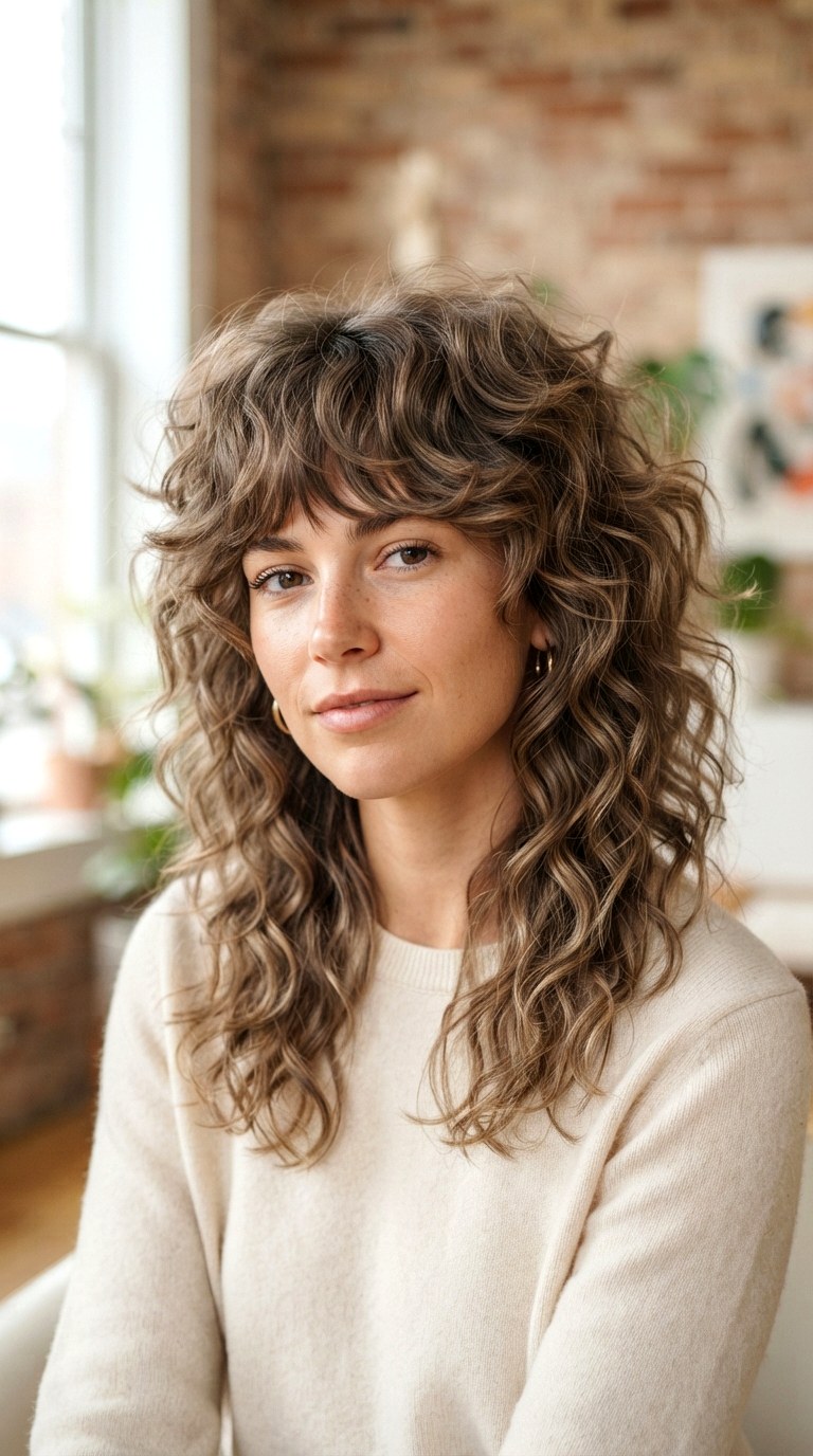 Tousled Perm Wolf Cut - 24 Wolf Cut Hairstyles