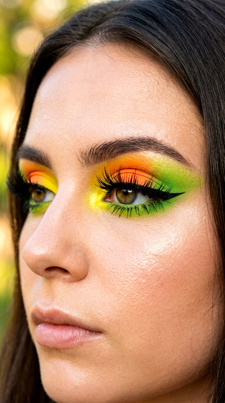 Triple Citrus Statement Eyes - 22 Summer Citrus Pop Eyes Lemon, Orange & Lime Shades