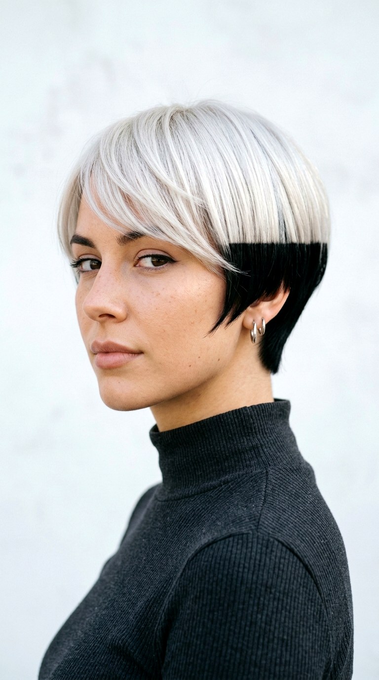 Two Tone Color Block Bixie - 24 bixie hairstyle