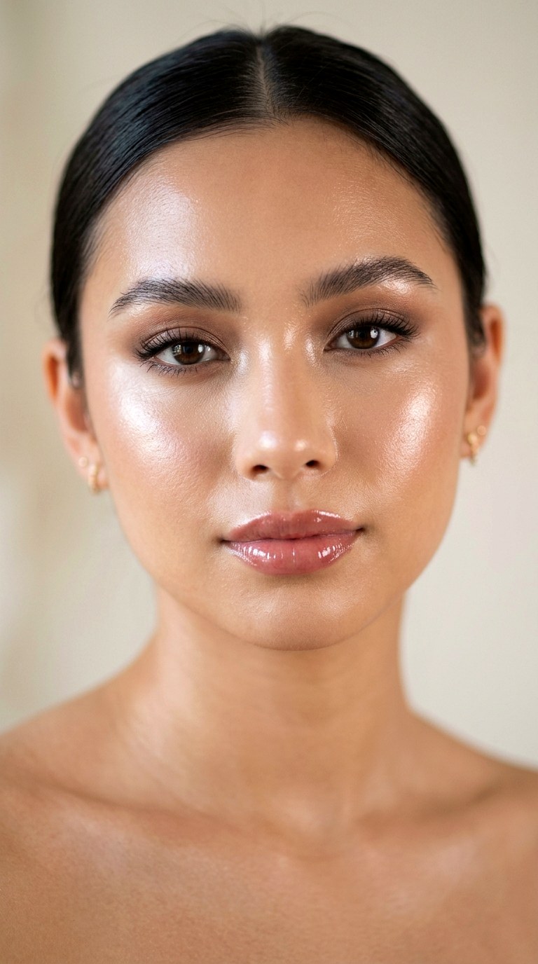 Ultra Dewy Glass Foundation Finish - 20 Glass Skin Full Glam Makeup Trends Everyone Loves