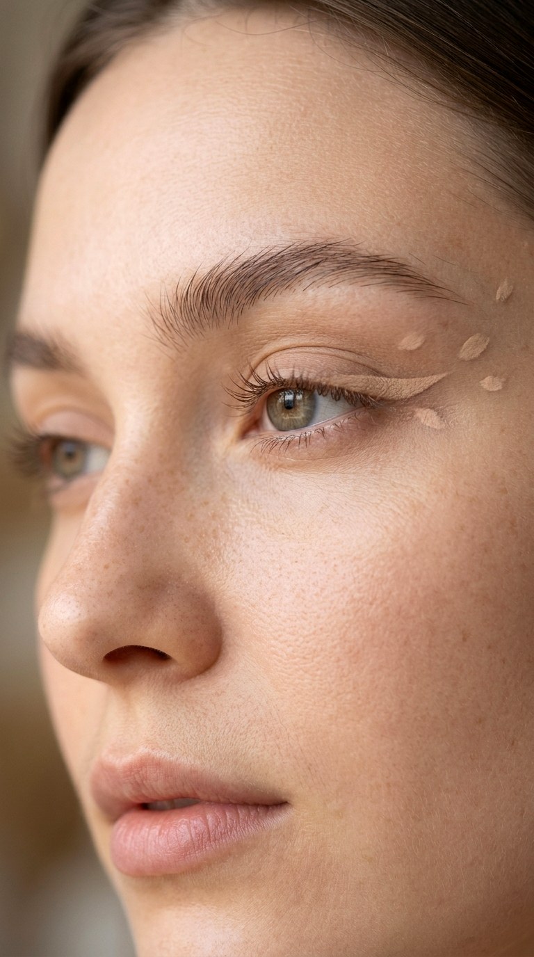 Ultra Soft Nude Floating Petal Illusion - 22 Floating Petal Spring Eyeliner Dreamy Detached Shapes Inspired by Blooming Garden Energy