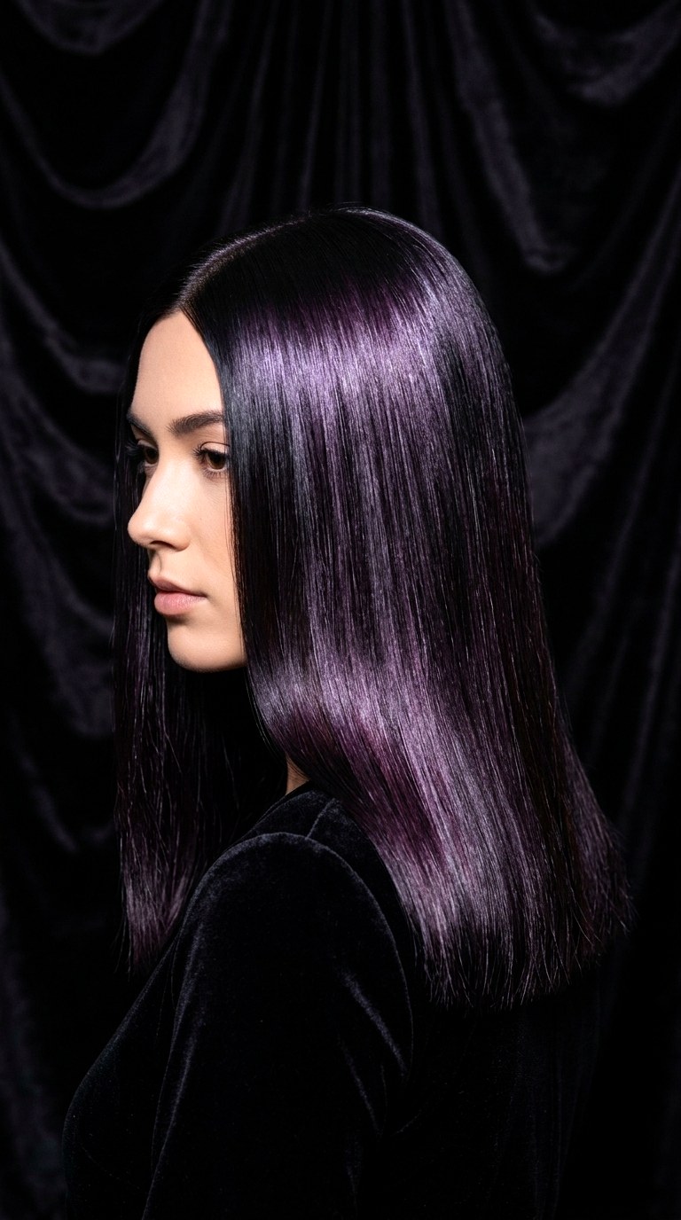 Velvet Black Currant - 20 hair color ideas for brunettes