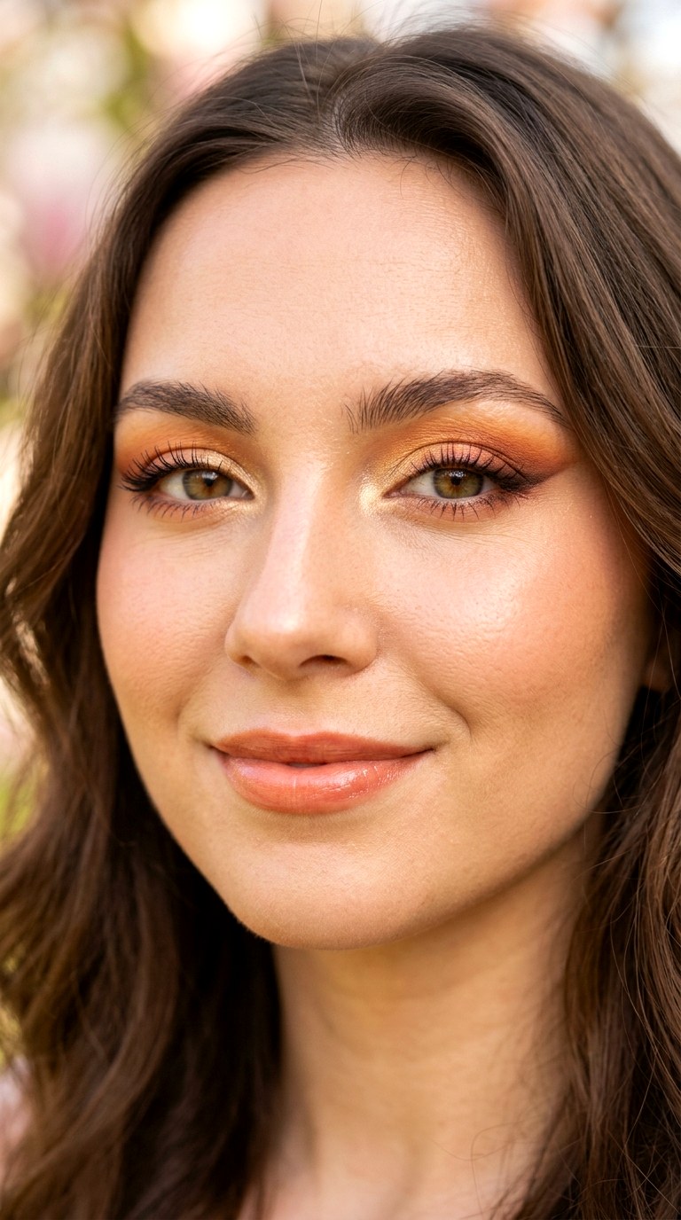 Warm Spring Color Palette Selection - 21 Solar Flare Spring Eyeliner Radiant Inner-Corner Glow Wings for a Warm Seasonal Aura
