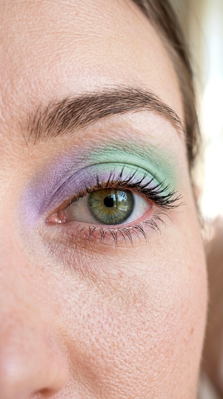 Watercolor Wash Pastels - 30 creative makeup looks