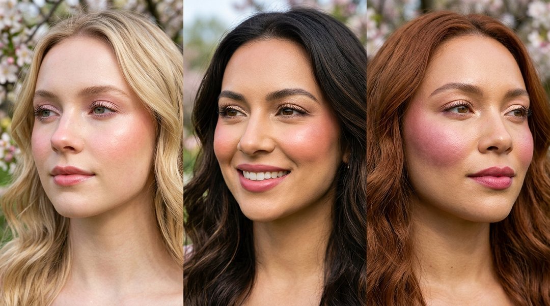 Watercolor blush spring glam